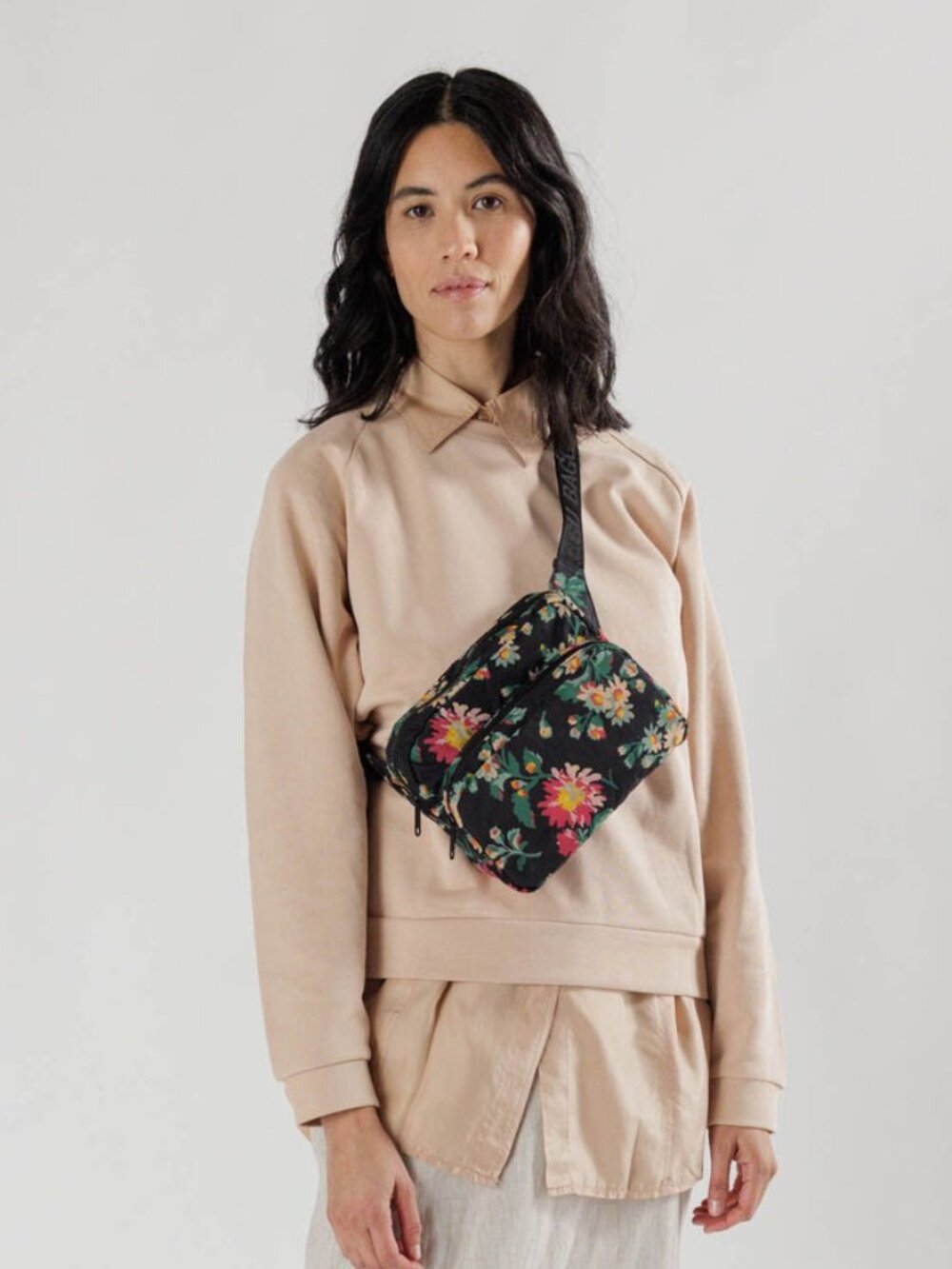 BAGGU x LAURA ASHLEY | Fanny Pack Floral Crossbody Bag